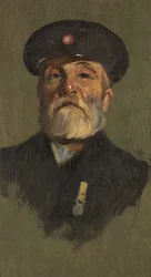Portret J. Lasbury, R.M.L.I., ok. 1920 (olej na desce)