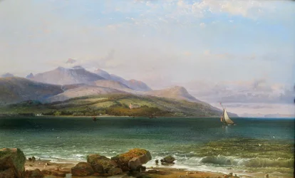 Wyspa Arran, XIX wiek (olej na płótnie)