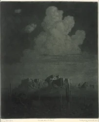 Superstition Mountain, Apache Trail, Arizona, po prawej [nr 2]