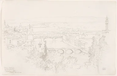 Widok z S. Miniato, Florencja