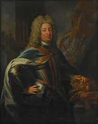 Portret króla Fryderyka I Szwecji 1676-1751
