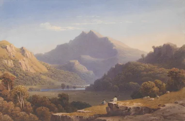 Snowdon z Llyn Nantlle, Północna Walia, 1832.