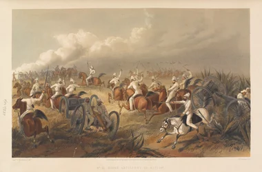 „Artyleria konna w akcji”, 1857 ok