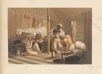 ?Wnętrze namiotu?, 1857 r.