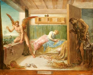 Gdy bieda wchodzi drzwiami, miłość wylatuje oknem, 1879