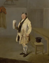 Portret woźnicy z Bramham Park, Yorkshire, zidentyfikowanego jako William Fox, ok. 1822 (olej na płótnie)
