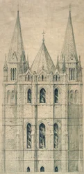 Elewacja, ok. 1860 (papier)