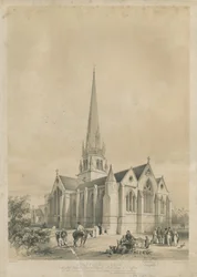 Stafford - Kościół Mariacki: litografia, bd [ok. 1841]