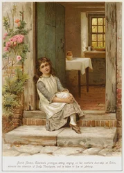 Sarah Shilton, prototyp Caterinas, siedząca na progu domu matki w Coton, przyciąga uwagę Lady Newdegate i zostaje zabrana do Arbury