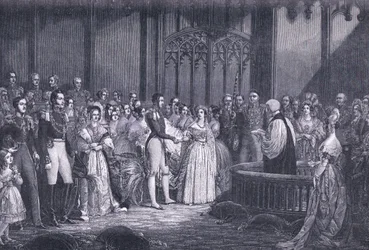 Małżeństwo królowej Wiktorii AD 1840