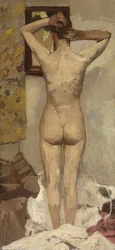 Stojąc nago. Około 1893 r.
