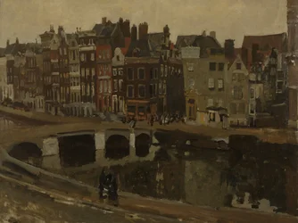Rokin w Amsterdamie, 1897