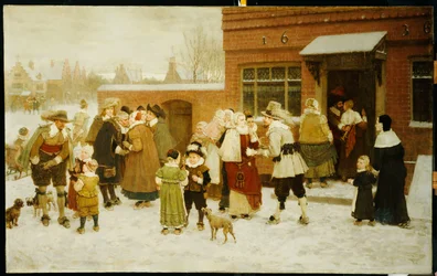 Nowy Rok, Nowy Amsterdam, 1876 r.