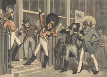 Rywalne Wąsy, ca. 1824. Twórcy: George Hunt, Theodore Lane.