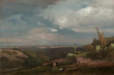 Zbliża się burza ze Wzgórz Albańskich, 1871.