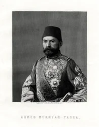 Ahmed Muhtar Pasza, oficer armii francuskiej i Imperium Osmańskiego, XIX wiek