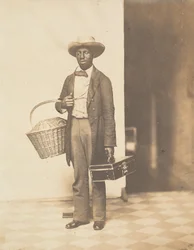 Sam Campus Vendor, z Abum klasy Yale, ca. 1858.