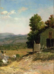 Studium Old Barn, West Campton, New Hampshire, 1865