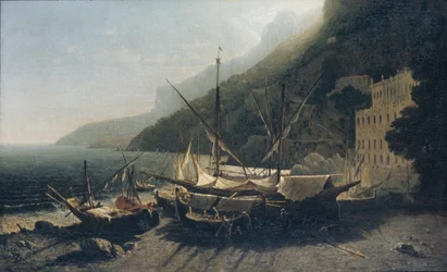 Widok na Amalfi, Zatokę Salerno