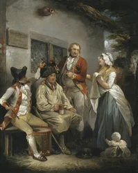 Trepanacja rekruta, około 1790.