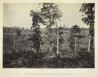 Pole bitwy pod Resacca, GA, nr 2, 1866.