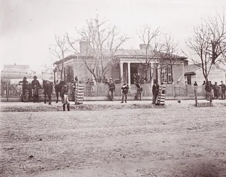 Siedziba generała Shermana lub Thomasa, Chattanooga, ca. 1864.