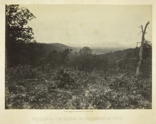 Mission Ridge - miejsce ataku Shermana