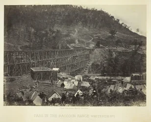 Przełęcz w Raccoon Range, Whiteside No. 1, 1864.