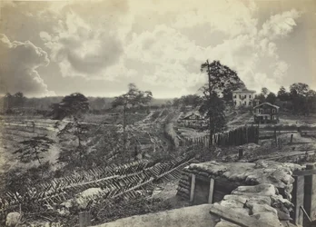 Rebel Works przed Atlantą, GA, nr 1, 1864.