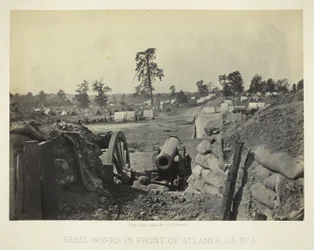 Rebel Works in Front of Atlanta, GA, nr 3