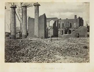 Ruiny w Kolumbii, SC, nr 2, 1865.