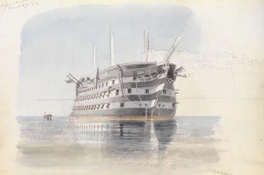 Trafalgar" pod górną Barracca, Malta, 27 marca 1852 r.