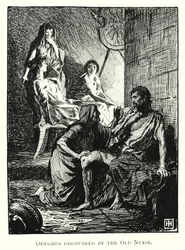 Odyssey: Odyseusz odkryty przez Starą Pielęgniarkę (rycina)