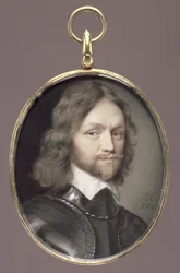 Generał Henry Ireton (1611-51) Generał Parlamentu i Lord Deputowany Irlandii (wc na welinie na karcie)