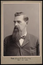 Portret Johna Van McDuffie 1841-1896, przed 1896.