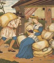 Księżniczka czytająca z Rumpelstiltskin (kolor lito)