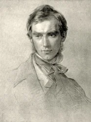 Portret Sir Josepha Daltona Hookera. 1855 (Grafit na papierze)