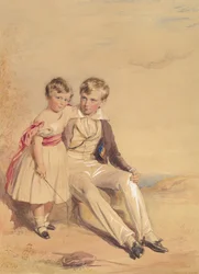 Portret dwojga dzieci, 1837.