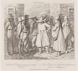 Dandies, Neumarket, c.1821 (akwaforta)