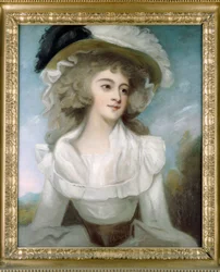 Pani Tickell (olej na płótnie)
