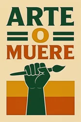 Art or Die-Spanish alt, 2024 (akryl na płótnie)