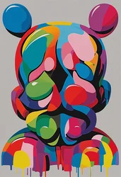Color Burst, 2024 (akryl na płótnie)