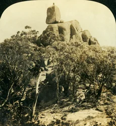 Rock-Out-Out Rock, Buffalo Ranges, Victoria, Australia, c1909.