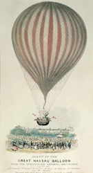 Wejście na Wielki Balon Nassau, Ogrody Montpellier, 3 lipca 1837 r.