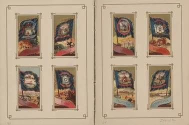 Flagi wszystkich narodów i Stanów Zjednoczonych Ameryki - Strony 33 i 34, 1887
