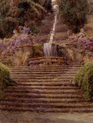 Kaskada, Villa Cicogna