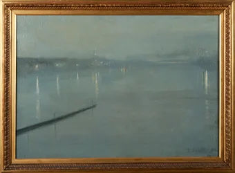 Dordrecht, Holandia, nocą