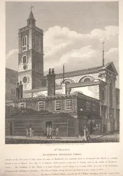 St. Dionis, Backchurch, Fenchurch Street, grawerowane przez Williama Wise