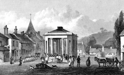 Westerham, Kent, grawerowane przez H. Adlarda, 1832