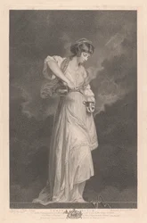Zachodnie okno kaplicy, New College Oxford: Cnoty - Wstrzemięźliwość
